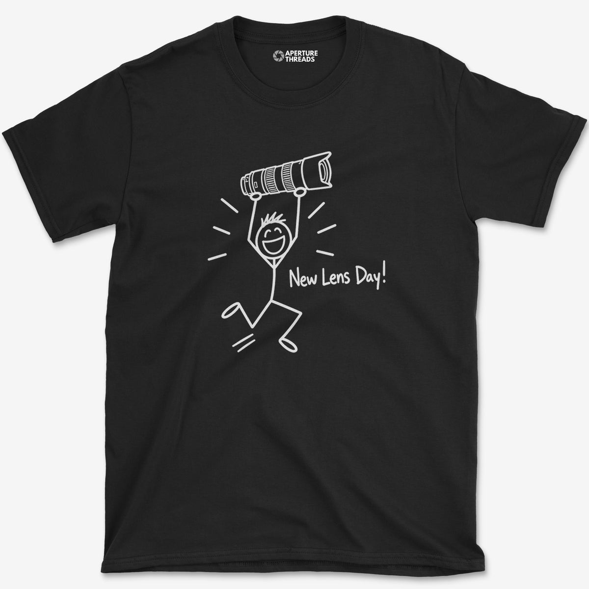 Lens Delivery Day T-Shirt — black