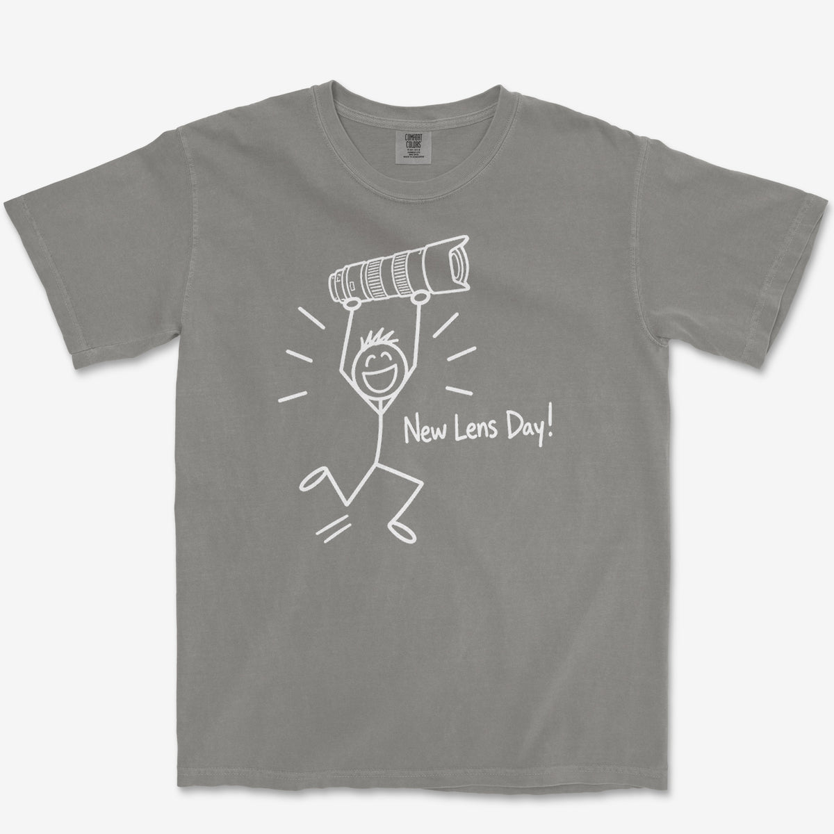 Lens Delivery Day Tee — grey