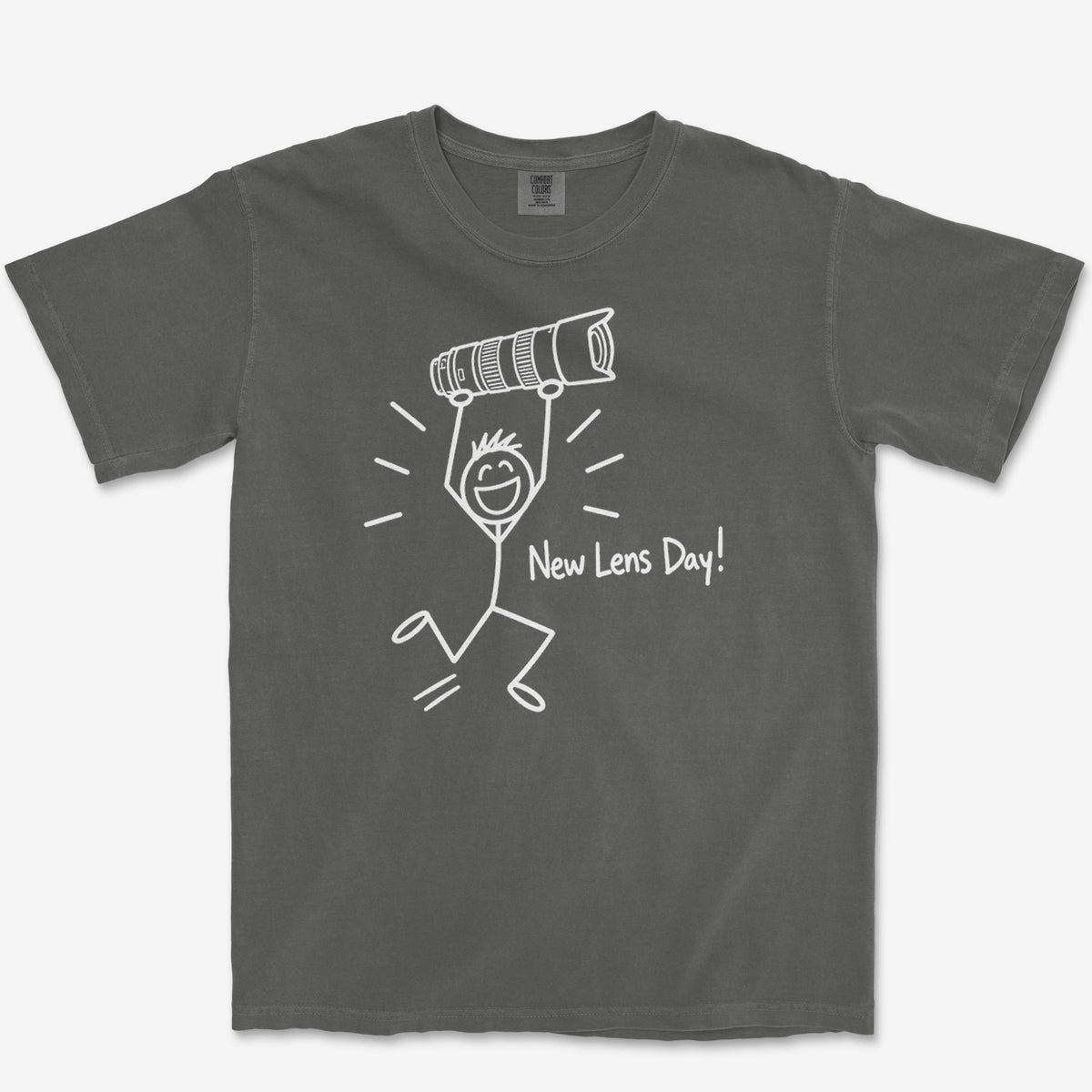 Lens Delivery Day Tee — pepper