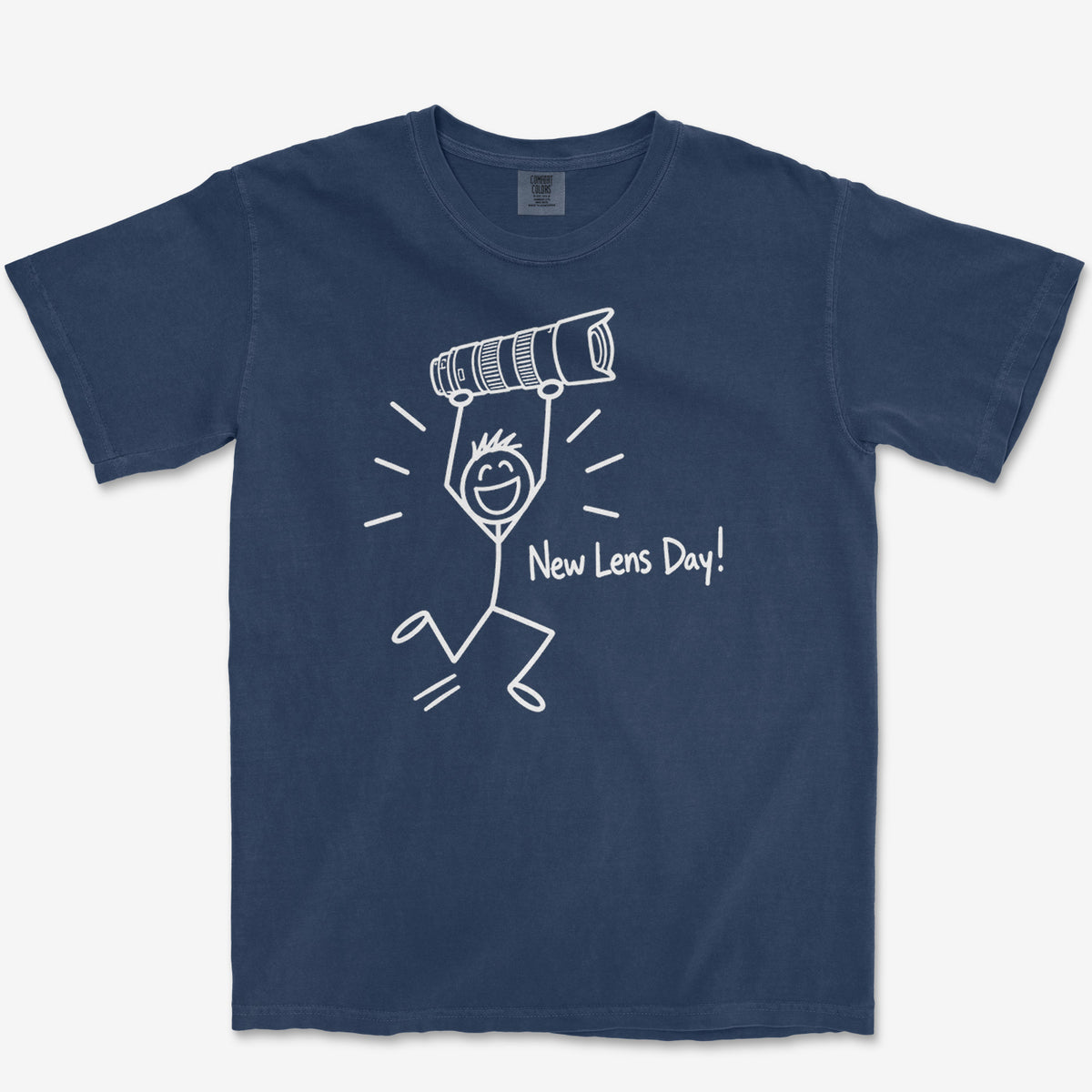 Lens Delivery Day Tee — true navy
