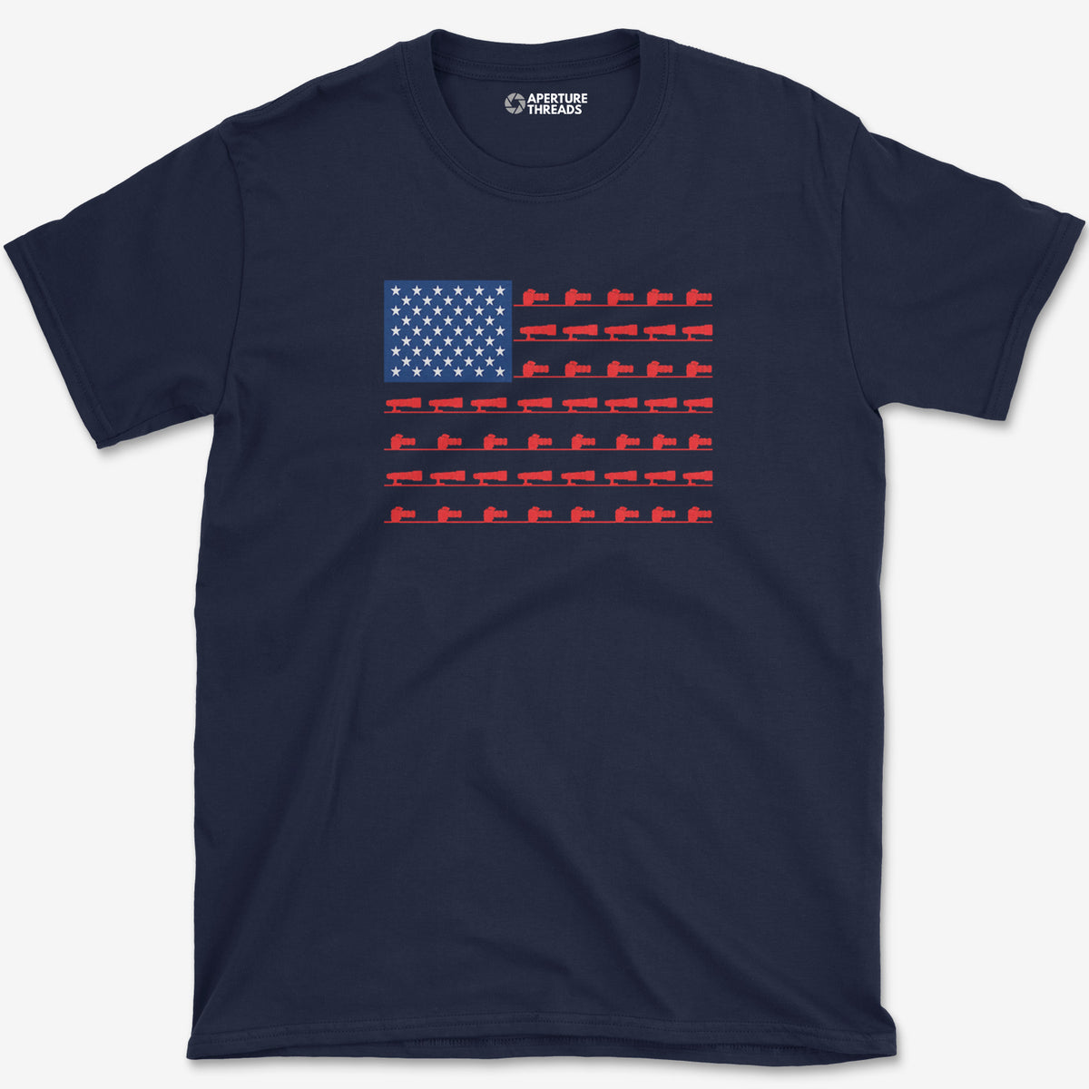 Lens Flag T-Shirt — navy