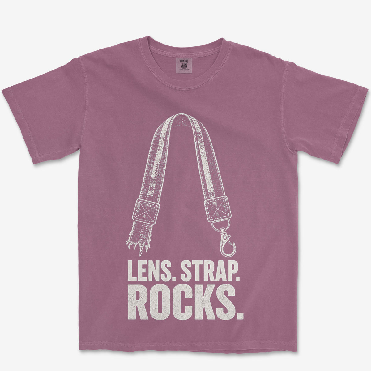 Lens Strap Rocks Heavyweight Tee