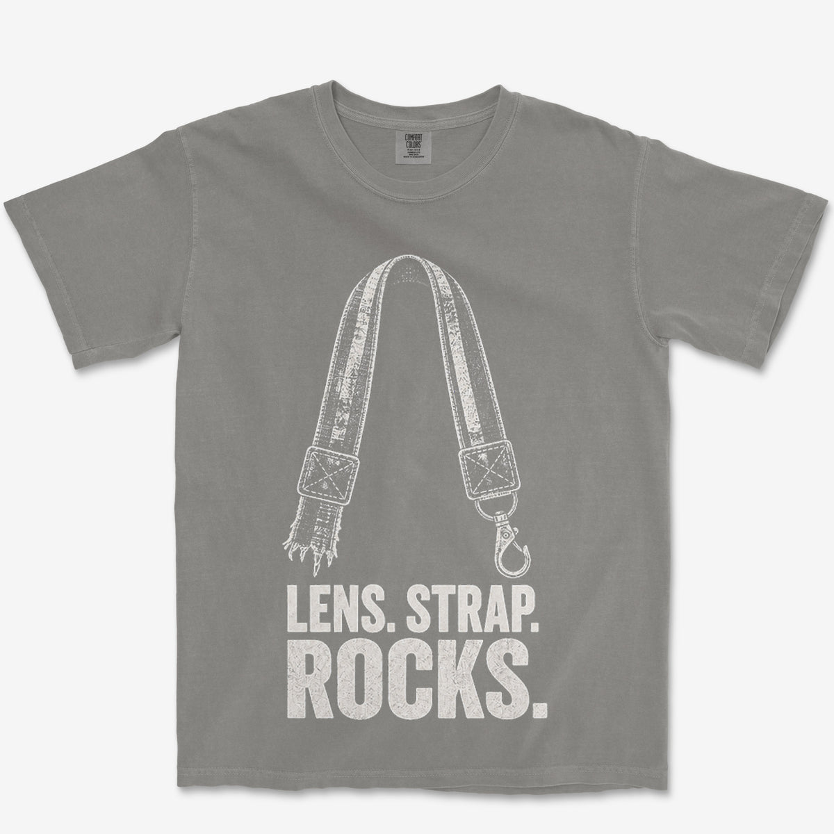 Lens Strap Rocks Heavyweight Tee
