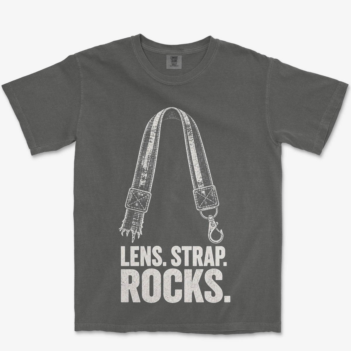 Lens Strap Rocks Heavyweight Tee