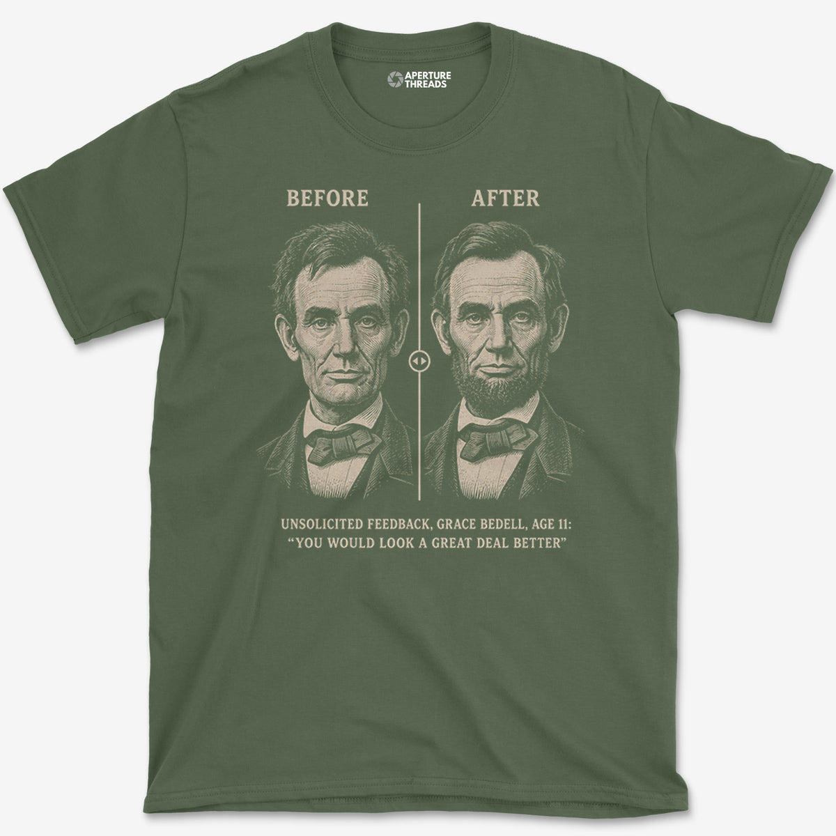 Lincoln Before And After T-Shirt