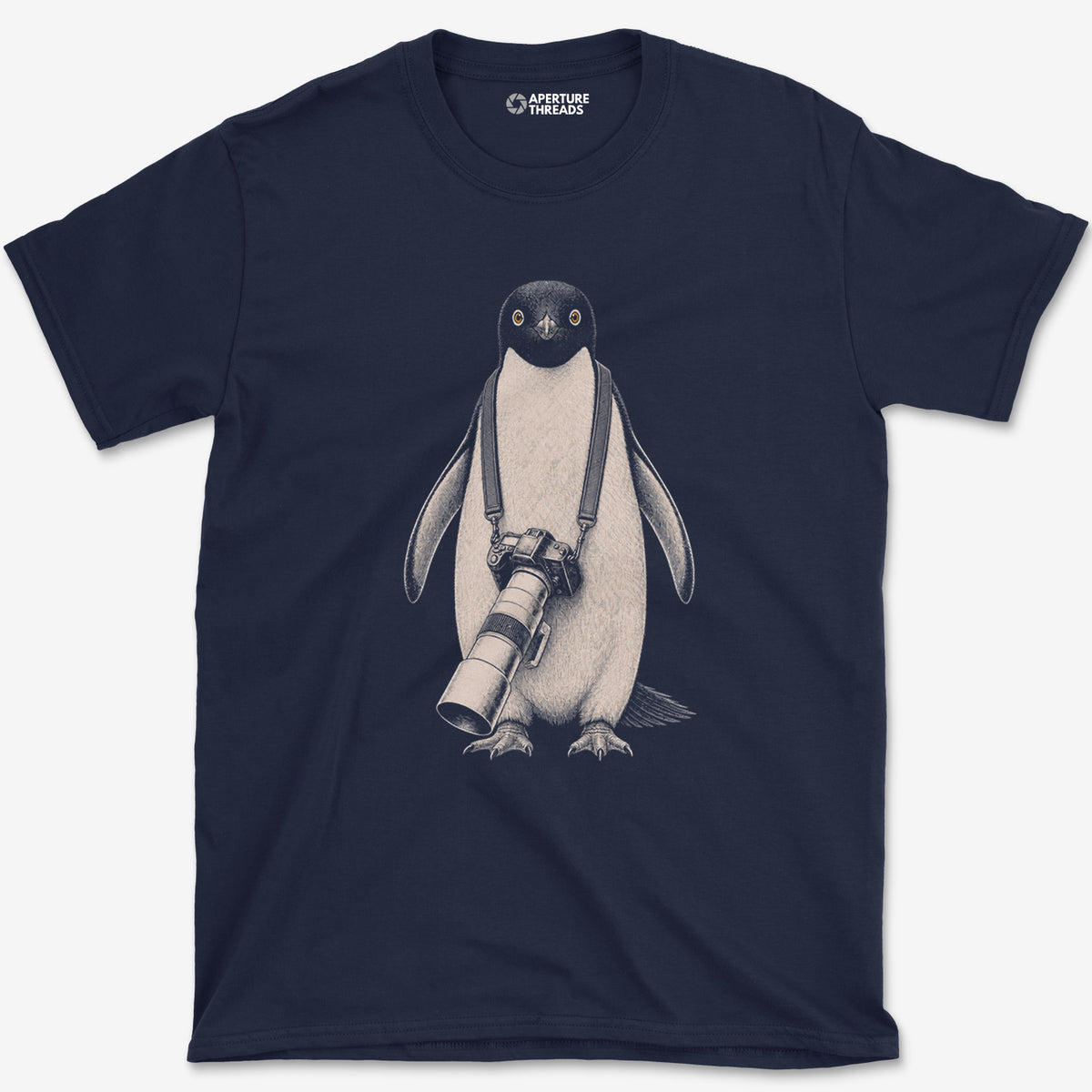 Long Lens Adelie T-Shirt — navy
