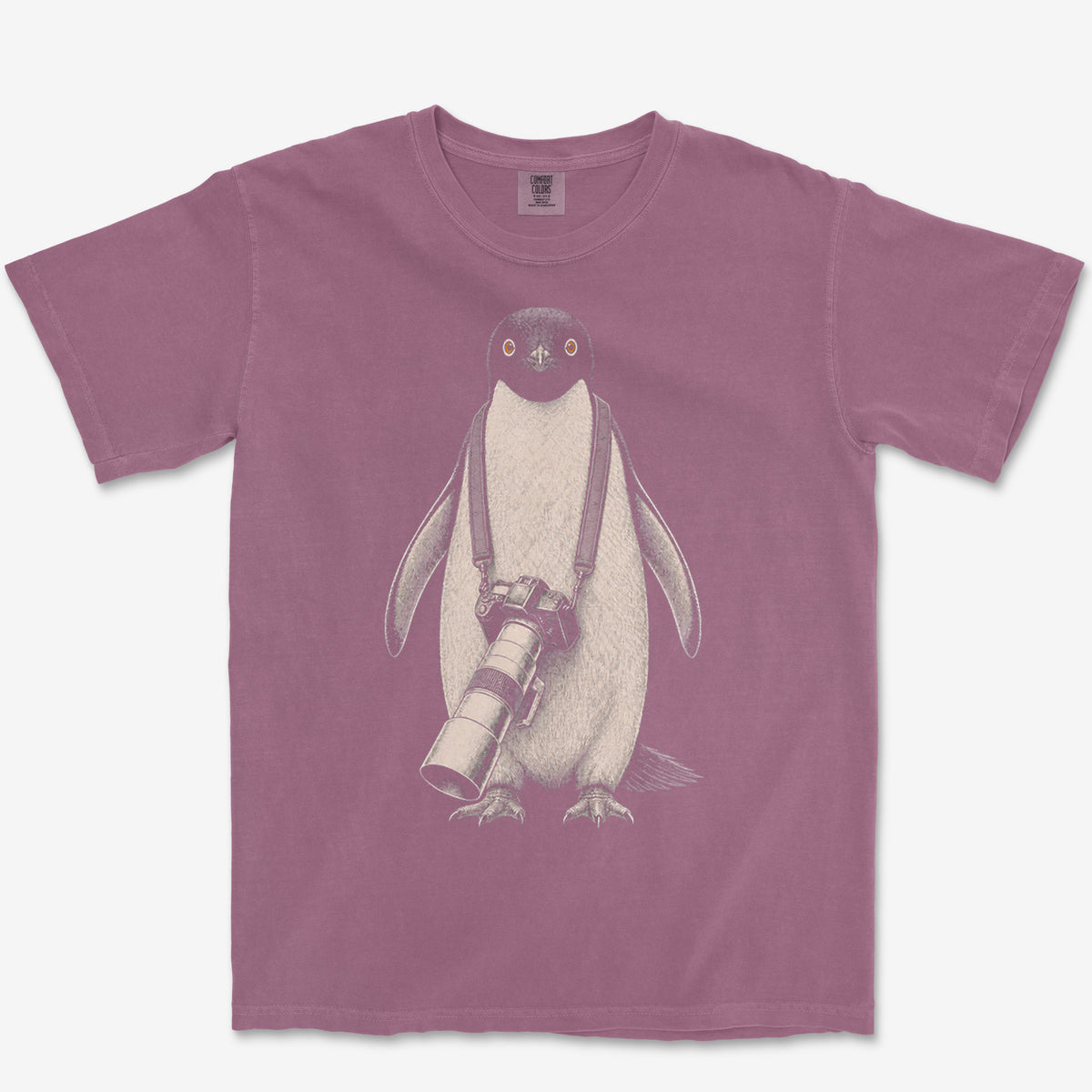 Long Lens Adelie Tee — berry