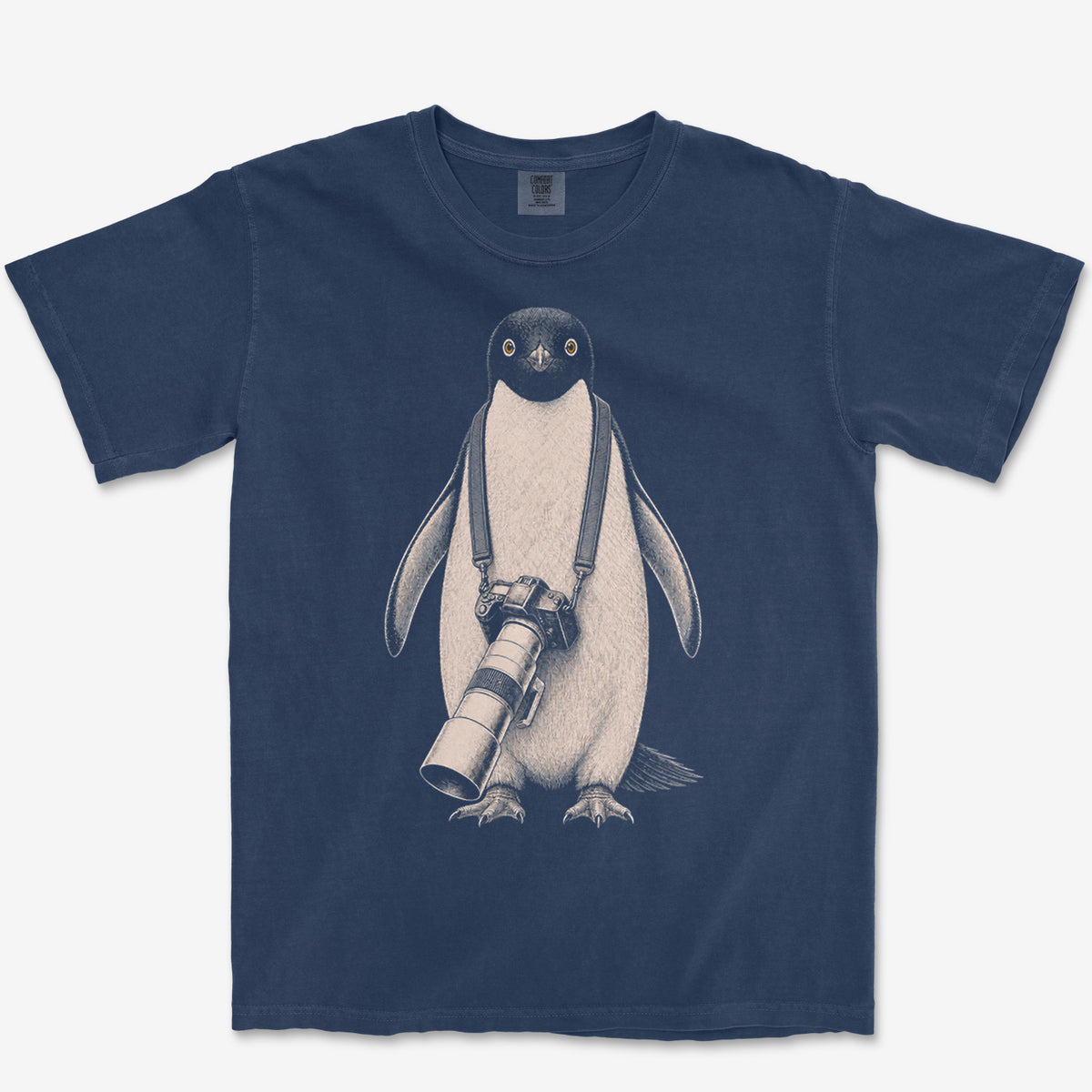 Long Lens Adelie Tee — true navy