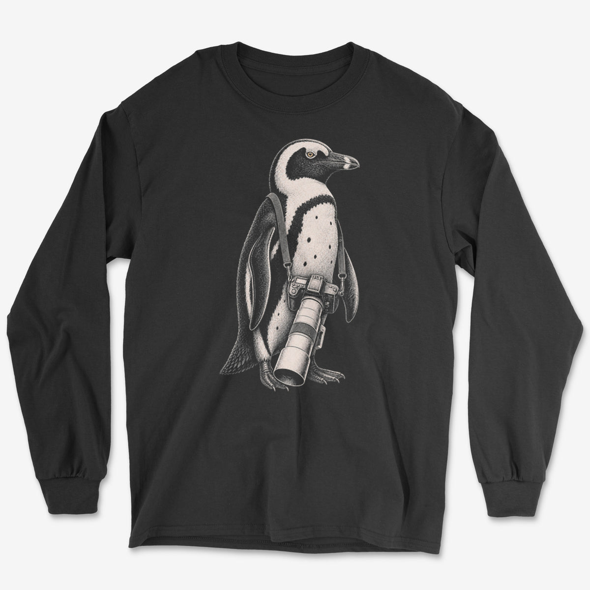Long Lens African Penguin Long Sleeve Tee