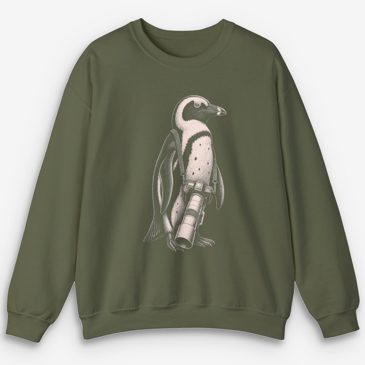 Long Lens African Penguin Sweatshirt