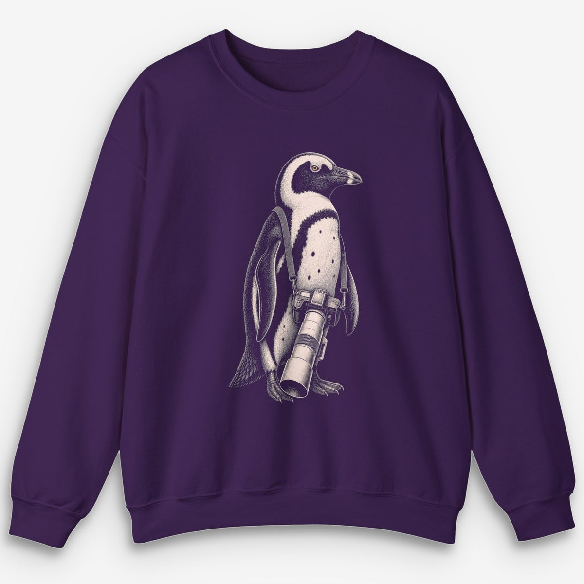 Long Lens African Penguin Sweatshirt