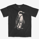 Long Lens African Penguin Tee — black