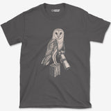 Long Lens Barn Owl T-Shirt