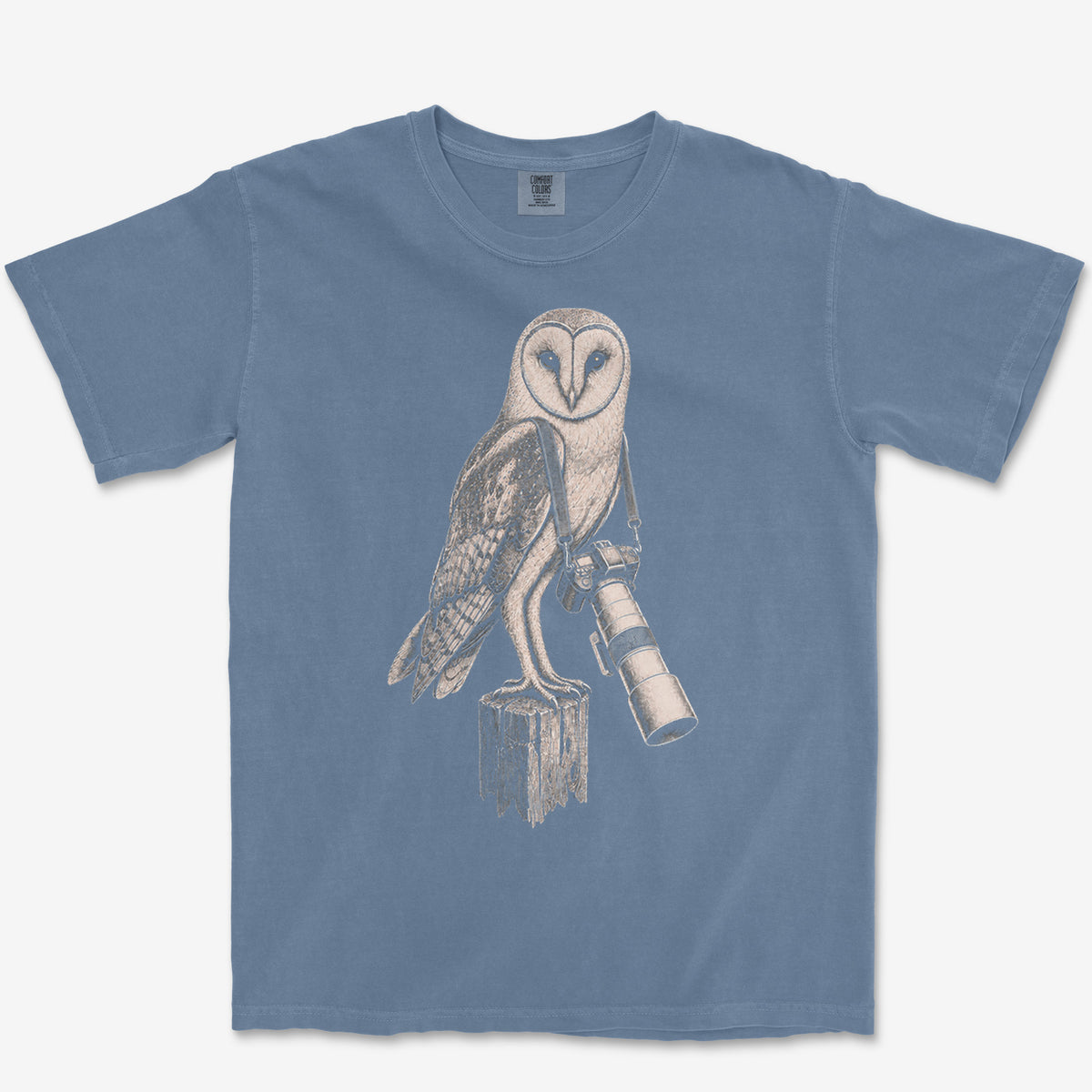Long Lens Barn Owl Heavyweight Tee