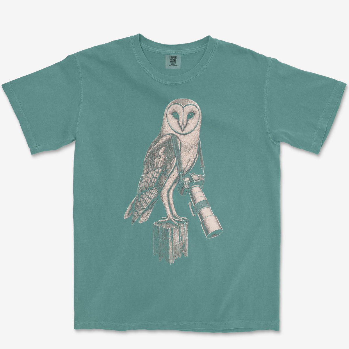 Long Lens Barn Owl Heavyweight Tee