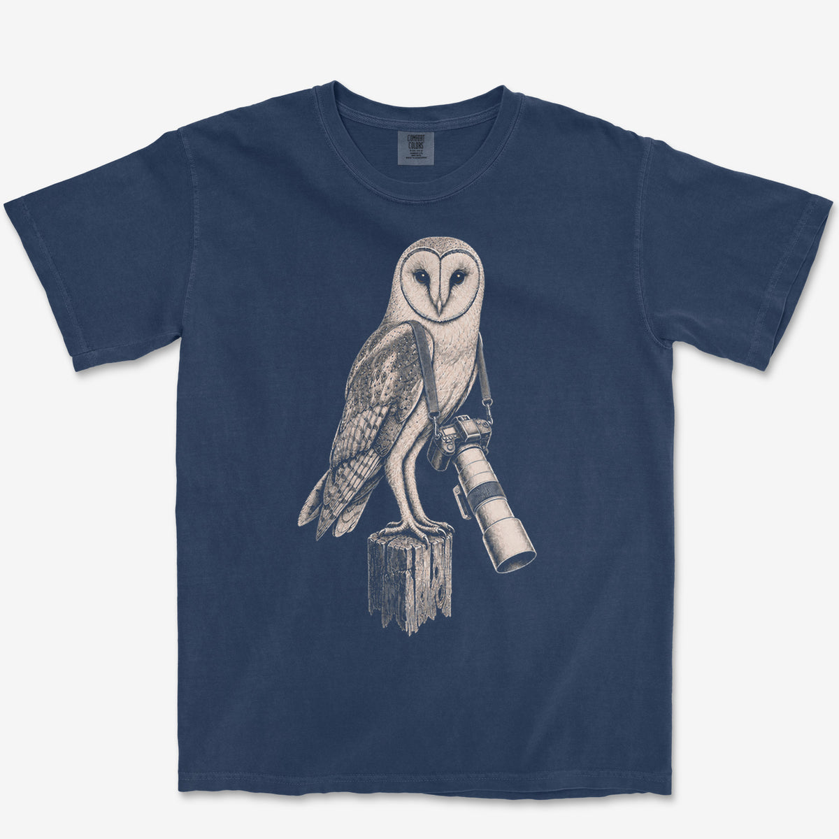 Long Lens Barn Owl Heavyweight Tee
