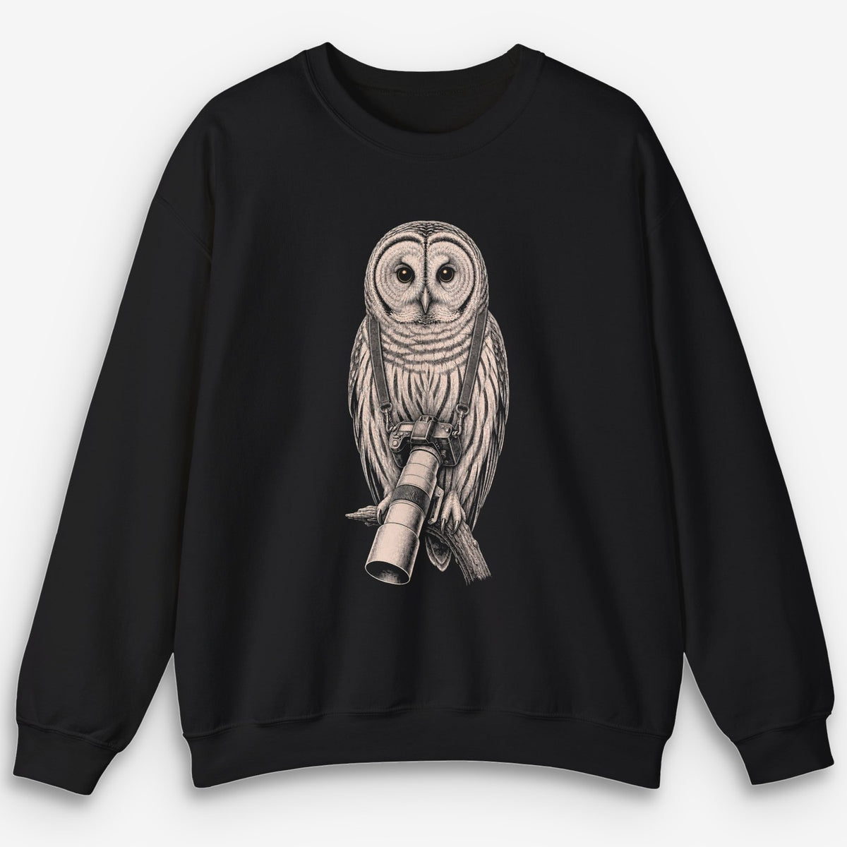 Long Lens Barred Owl Sweatshirt