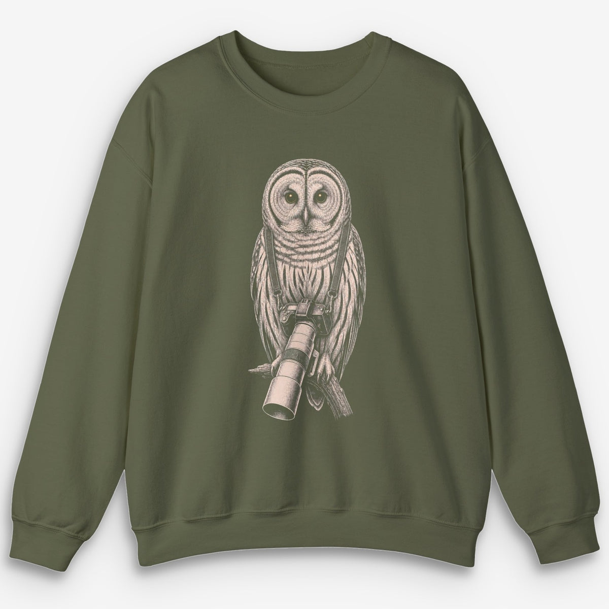 Long Lens Barred Owl Sweatshirt