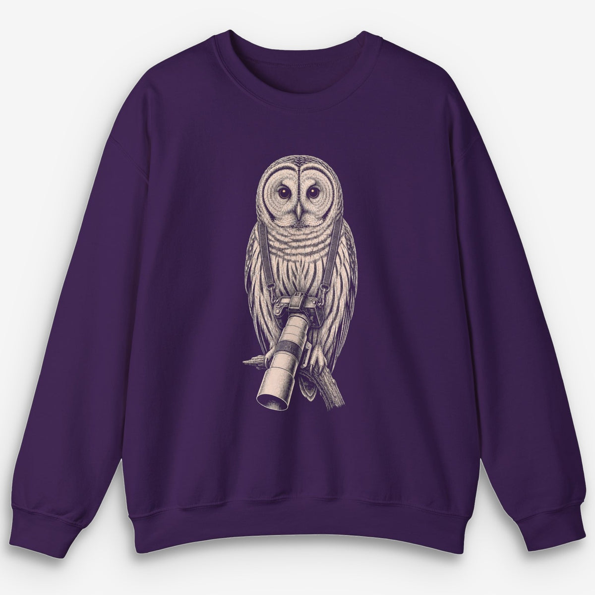 Long Lens Barred Owl Sweatshirt