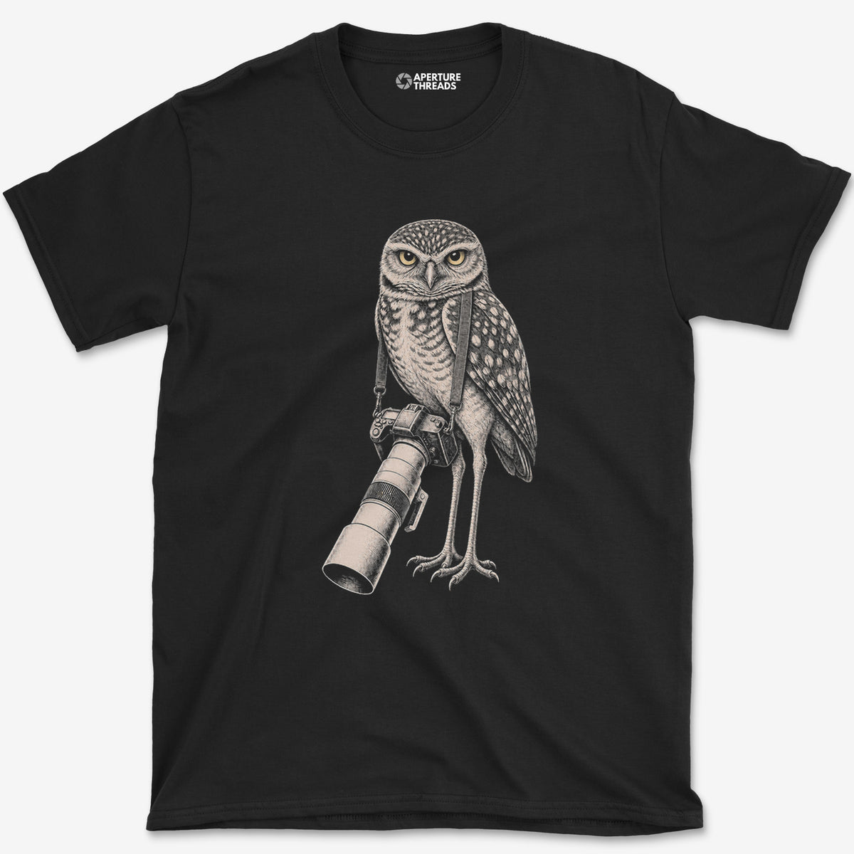 Long Lens Burrowing Owl T-Shirt
