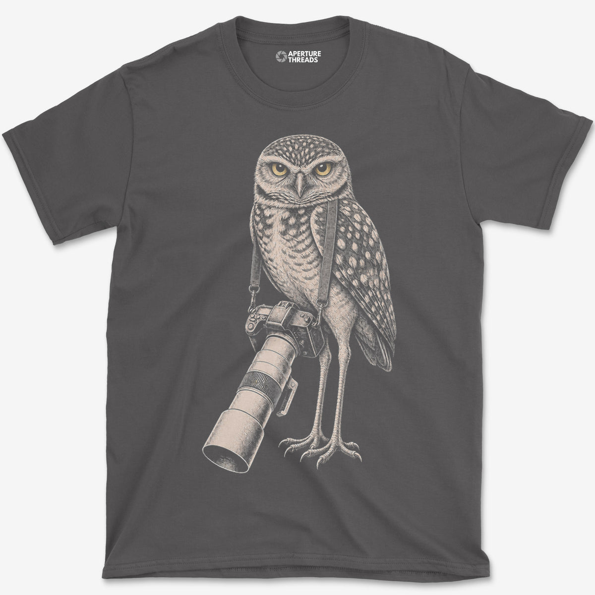 Long Lens Burrowing Owl T-Shirt