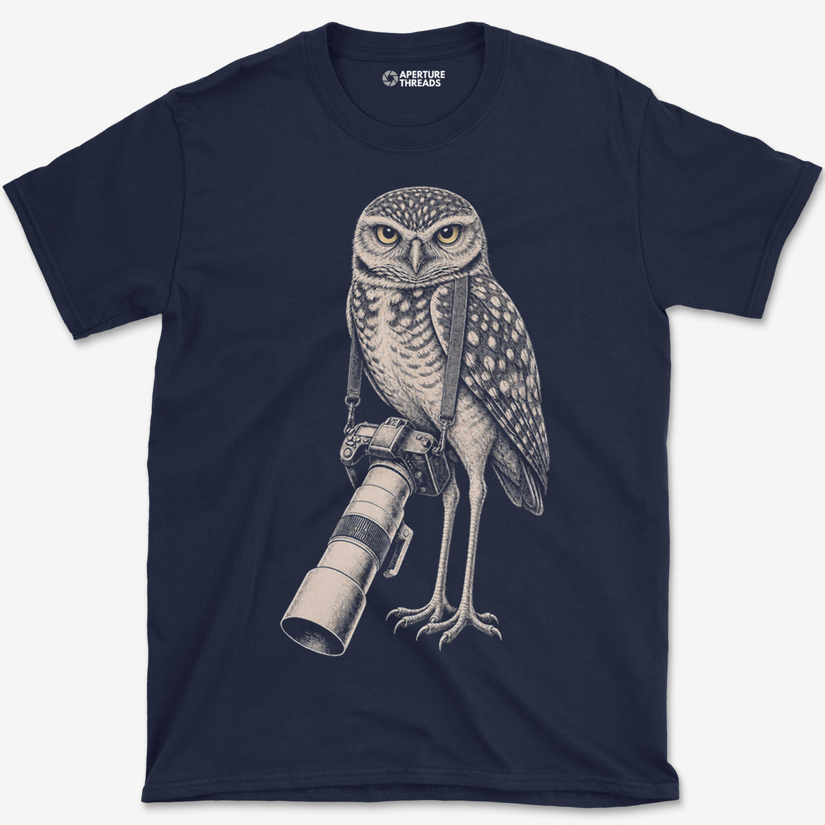 Long Lens Burrowing Owl T-Shirt