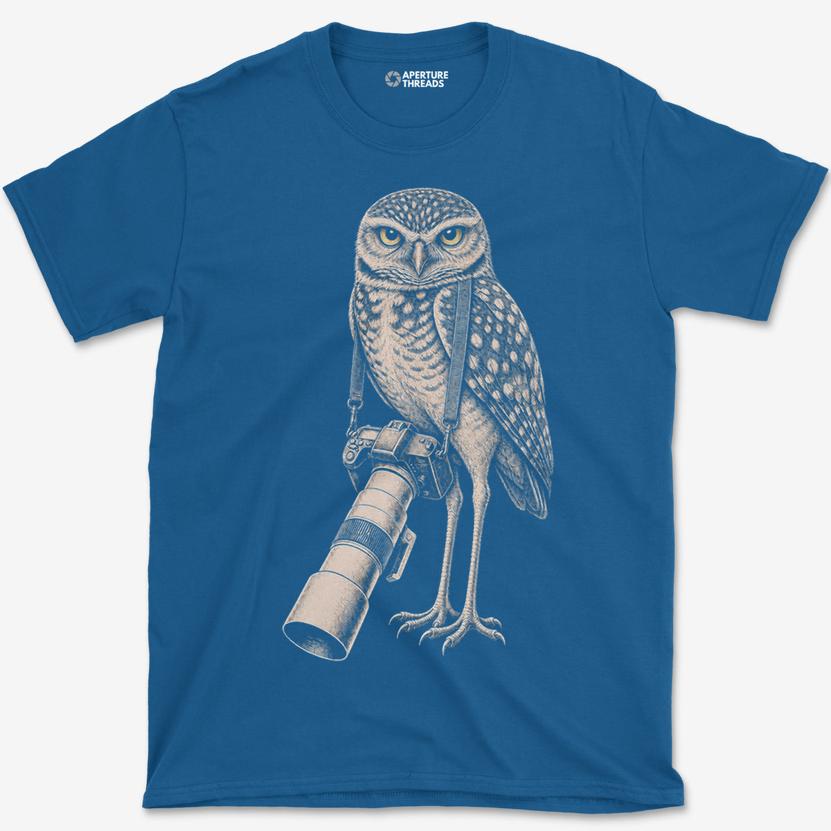 Long Lens Burrowing Owl T-Shirt