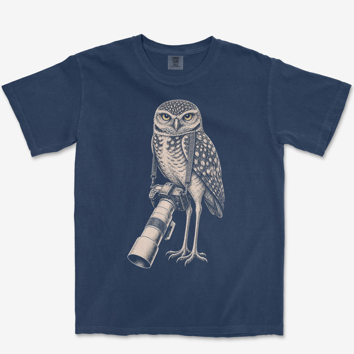 Long Lens Burrowing Owl Heavyweight Tee