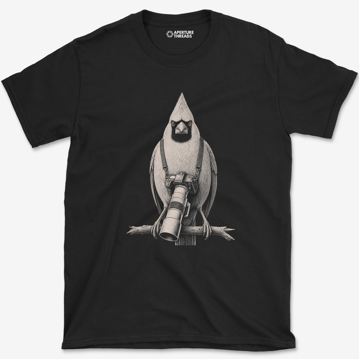 Long Lens Cardinal T-Shirt — black