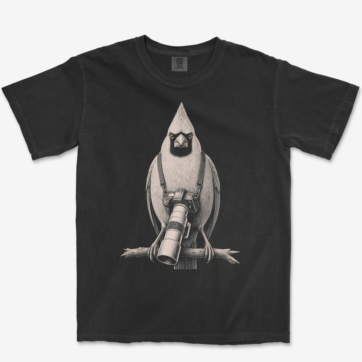 Long Lens Cardinal Tee — black
