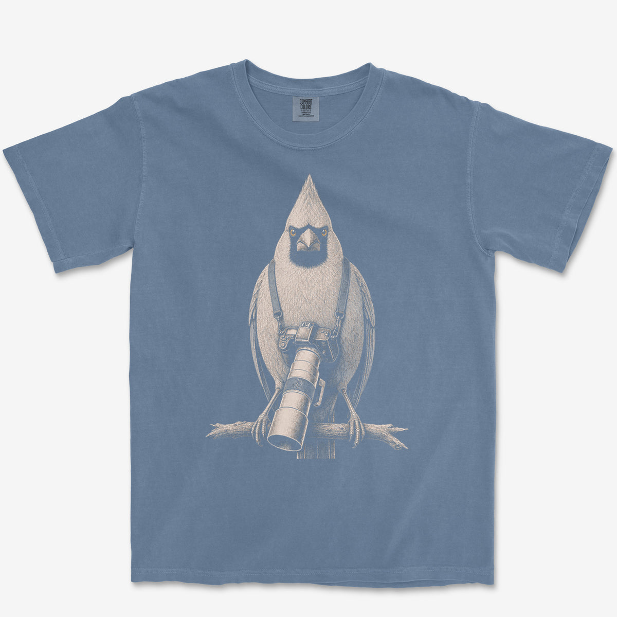 Long Lens Cardinal Tee — blue jean