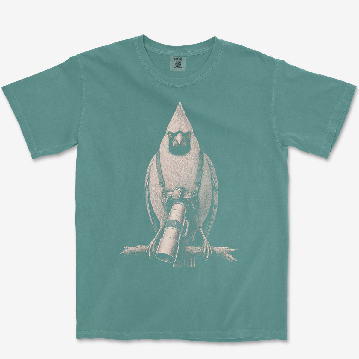 Long Lens Cardinal Tee — blue spruce