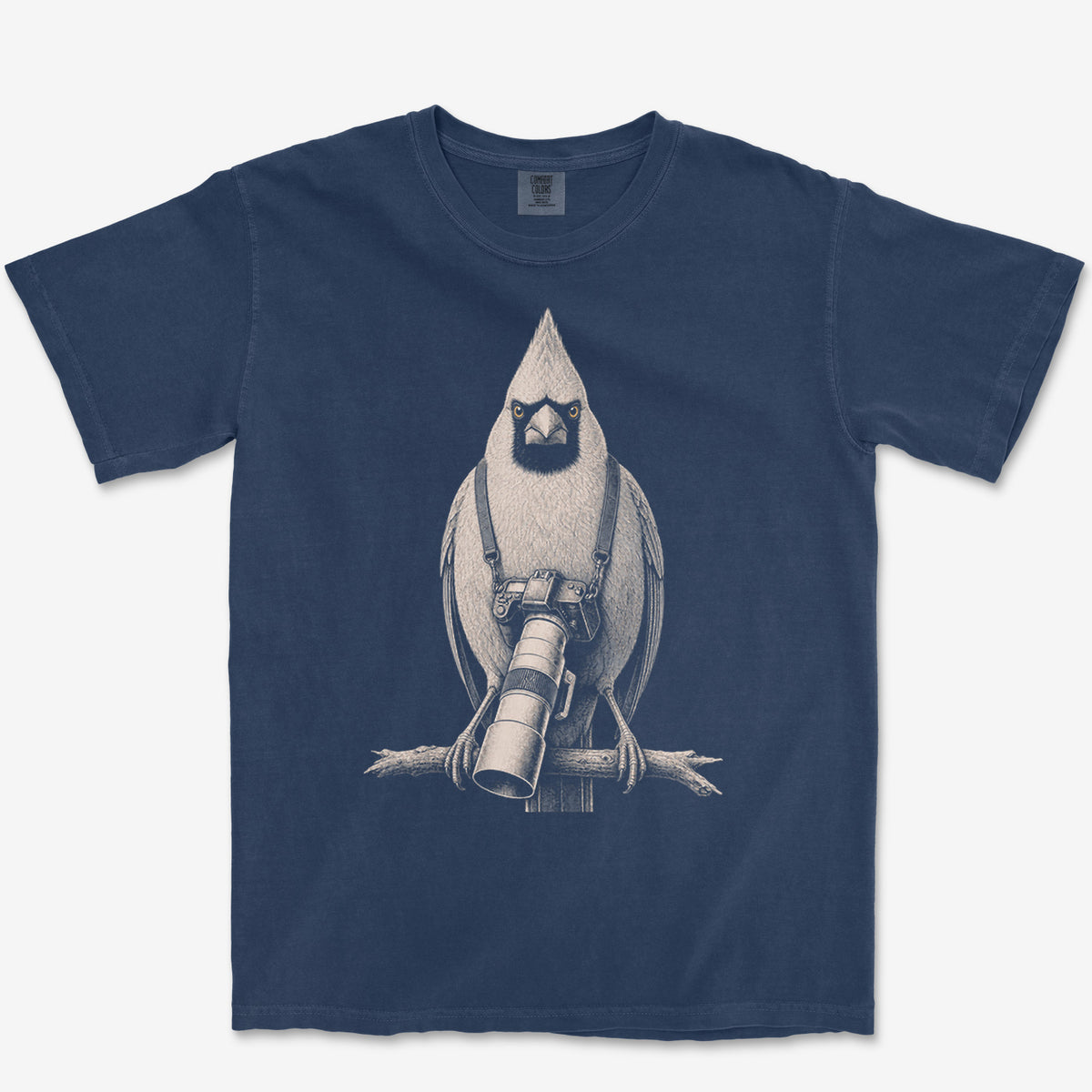 Long Lens Cardinal Tee — true navy