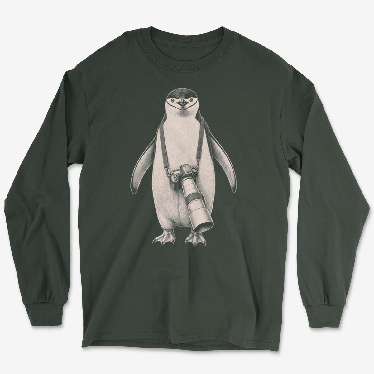Long Lens Chinstrap Long Sleeve Tee