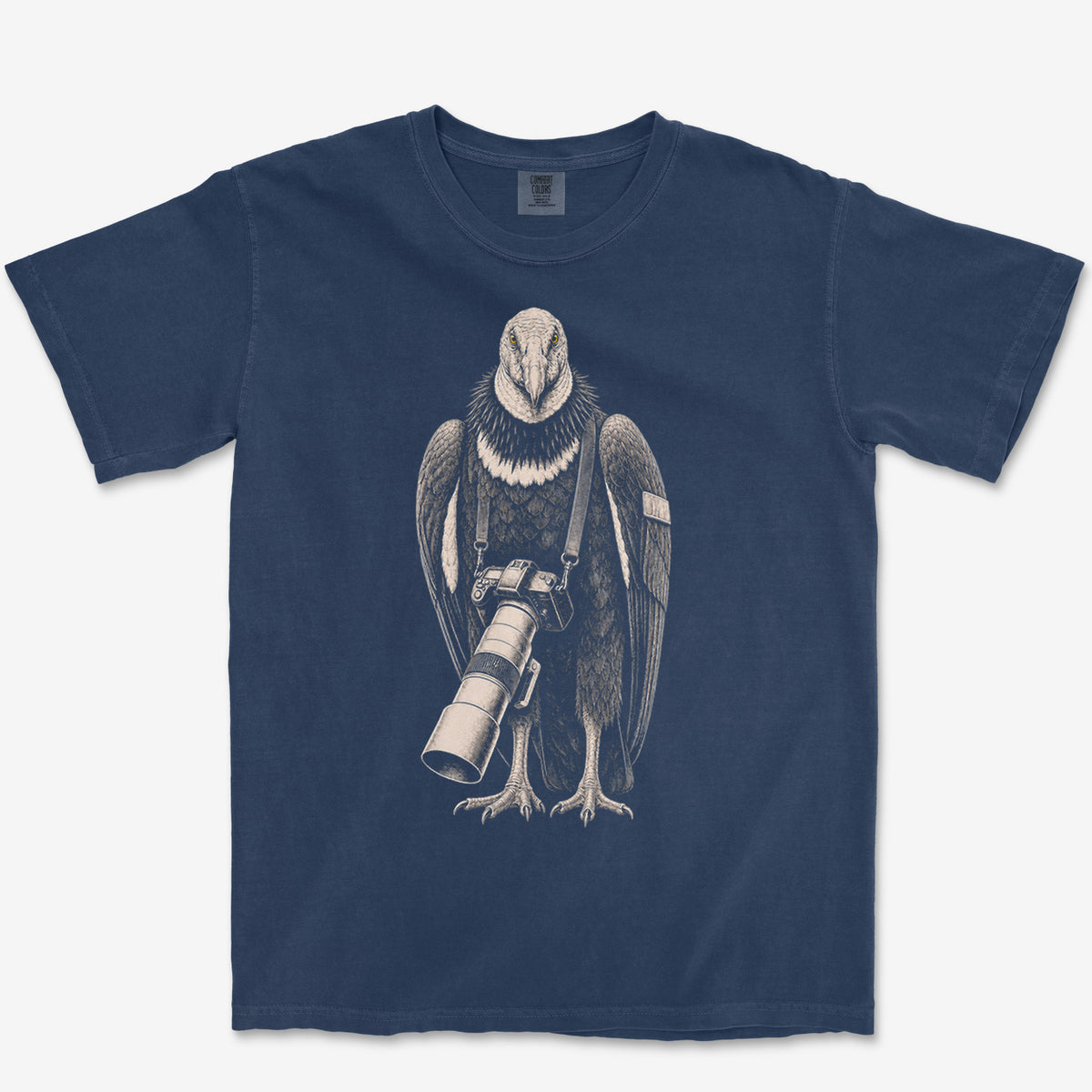 Long Lens Condor Tee — true navy