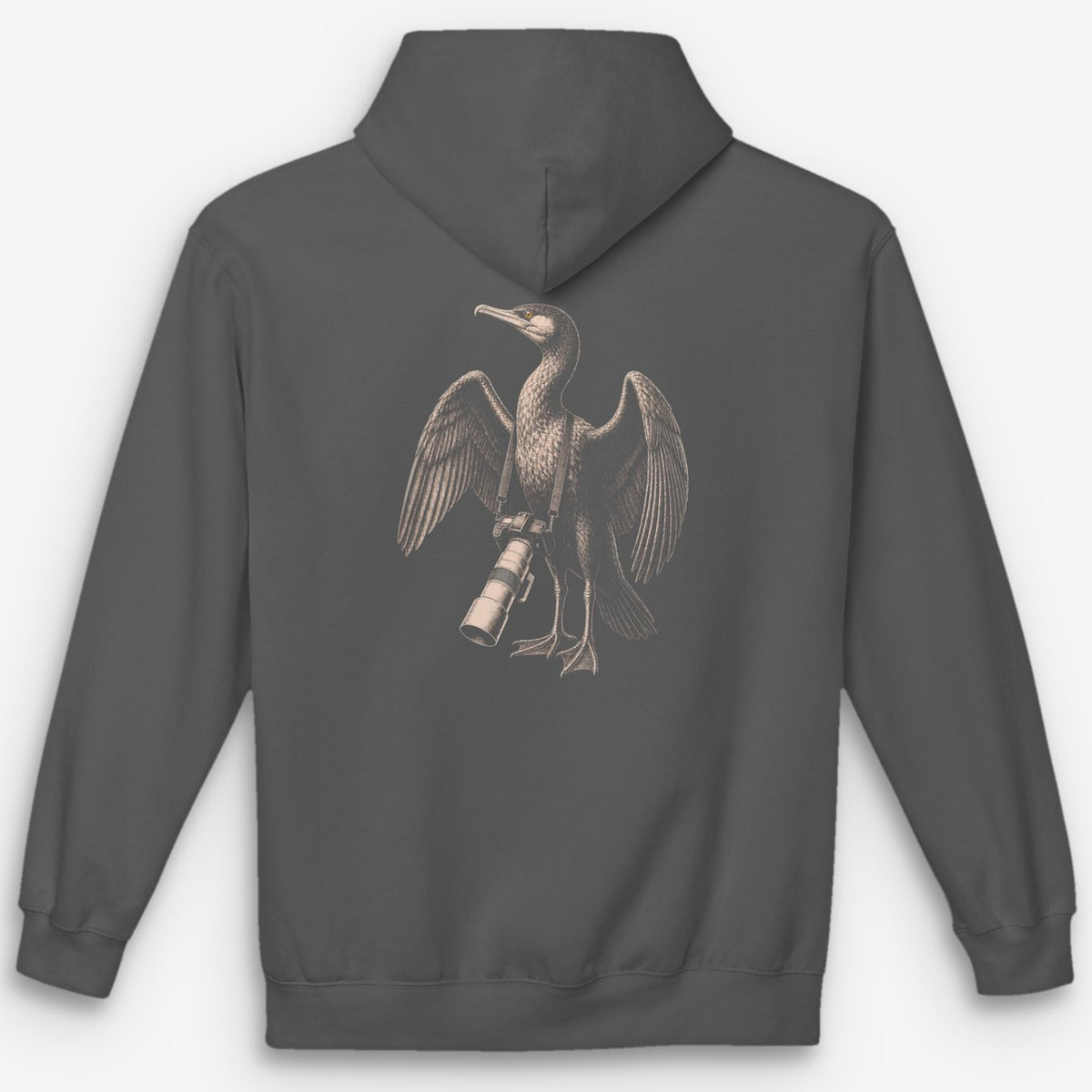 Long Lens Cormorant Hoodie