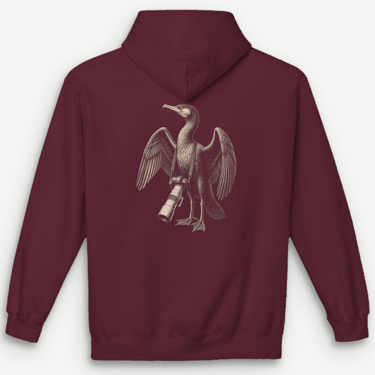 Long Lens Cormorant Hoodie