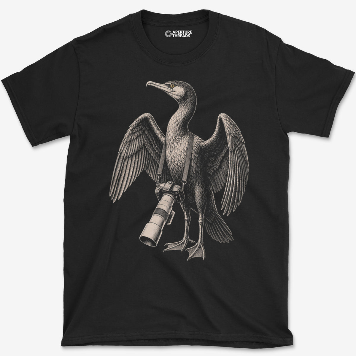 Long Lens Cormorant T-Shirt