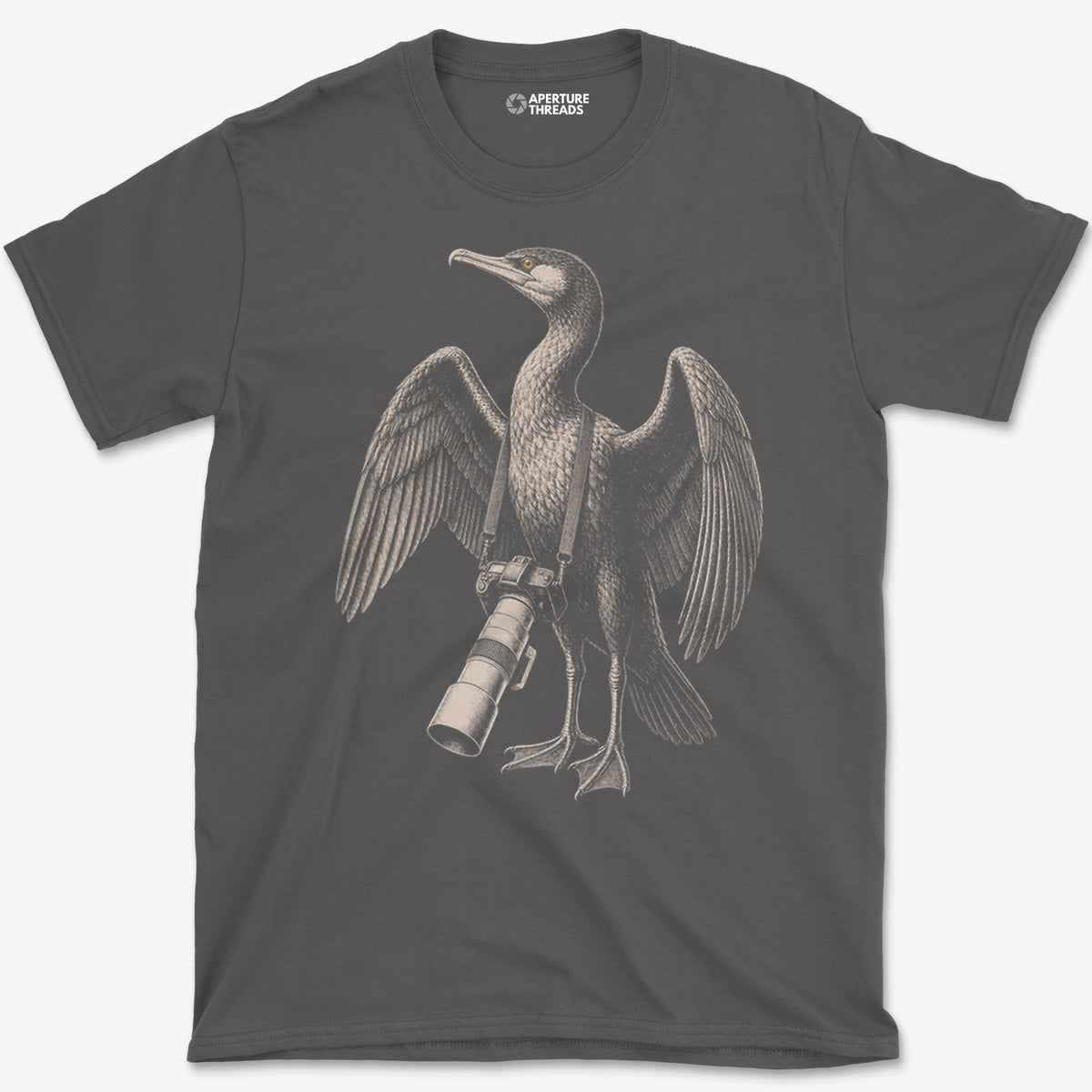 Long Lens Cormorant T-Shirt