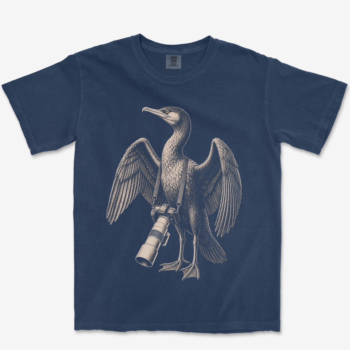 Long Lens Cormorant Heavyweight Tee