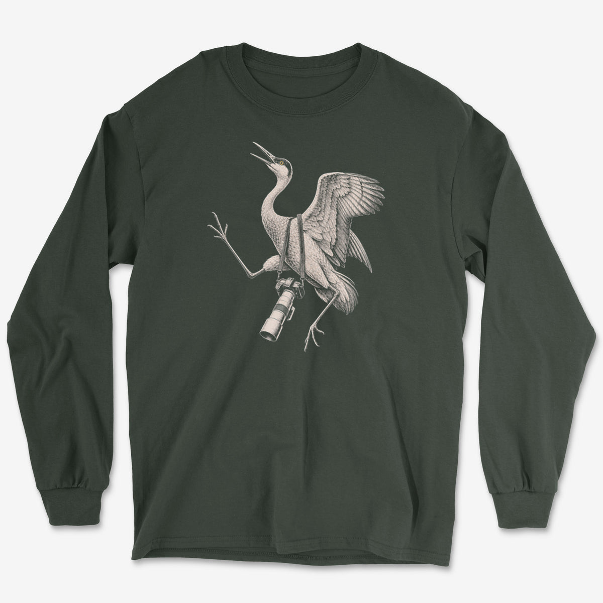 Long Lens Crane Long Sleeve Tee