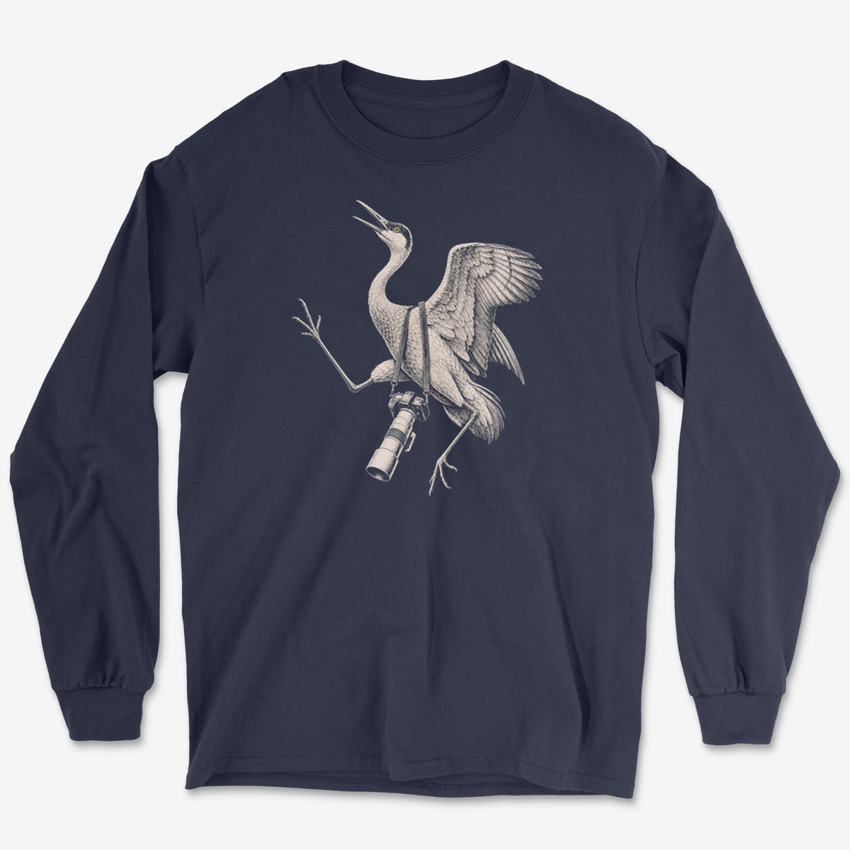 Long Lens Crane Long Sleeve Tee