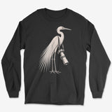 Long Lens Egret Long Sleeve Tee
