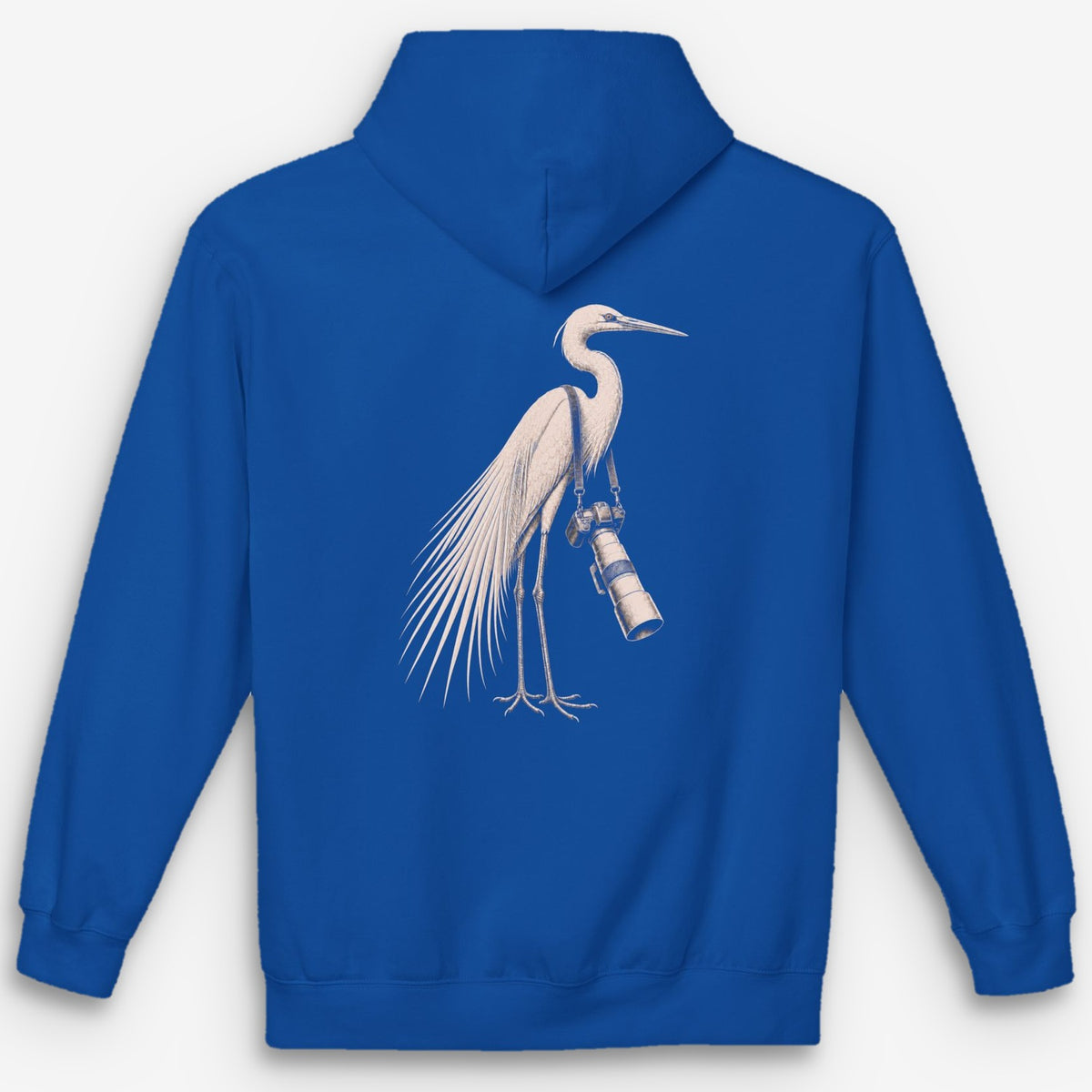 Long Lens Egret Hoodie