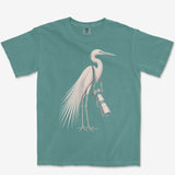 Long Lens Egret Heavyweight Tee