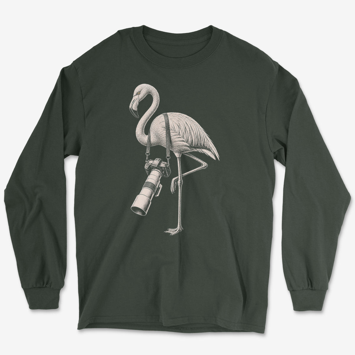 Long Lens Flamingo Long Sleeve Tee