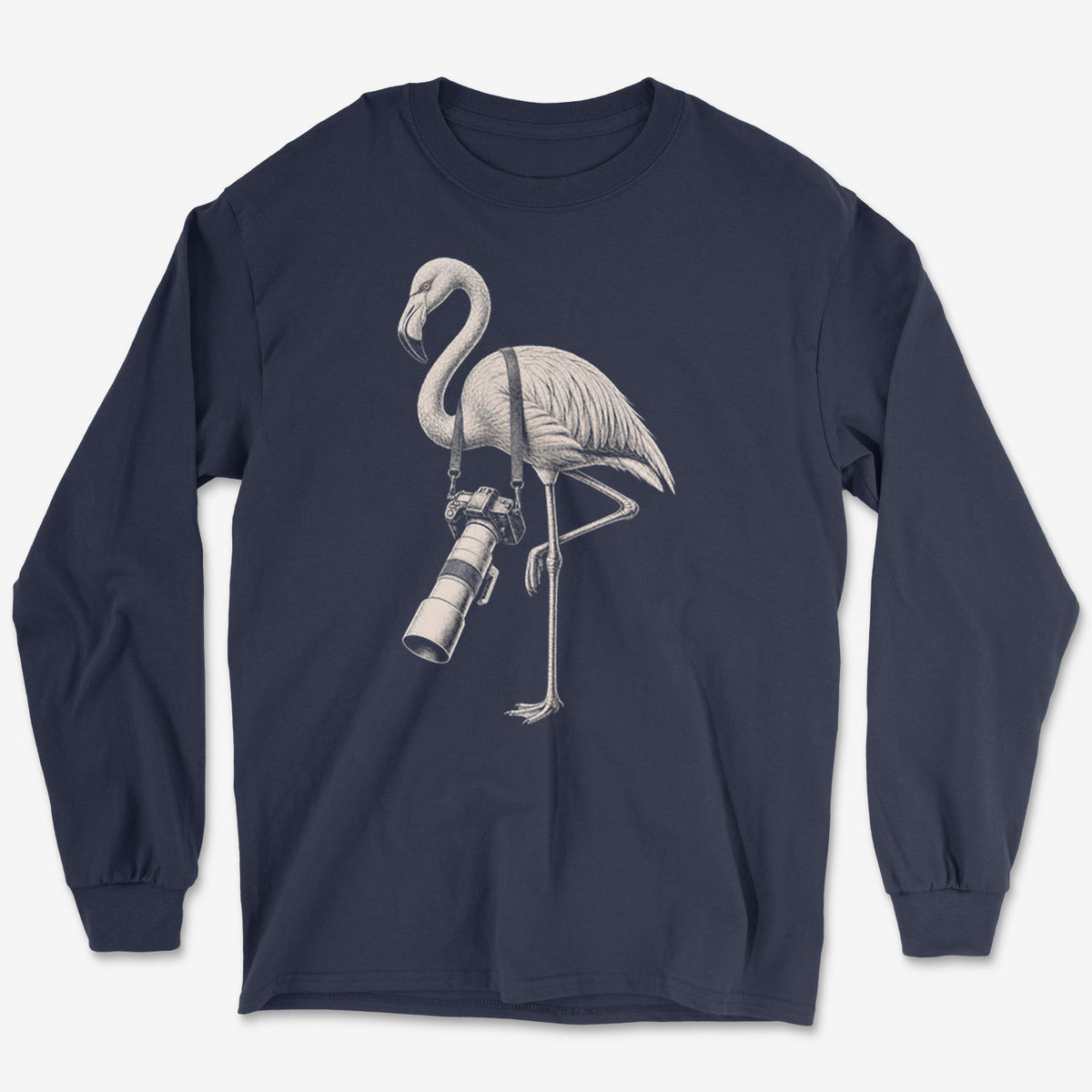 Long Lens Flamingo Long Sleeve Tee