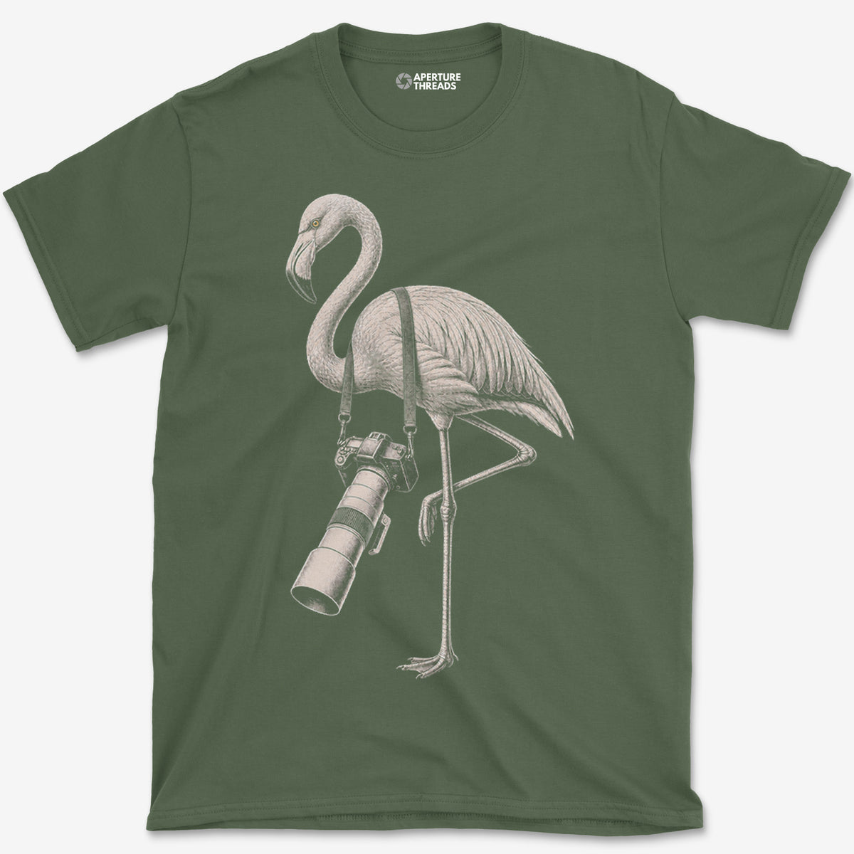 Long Lens Flamingo T-Shirt