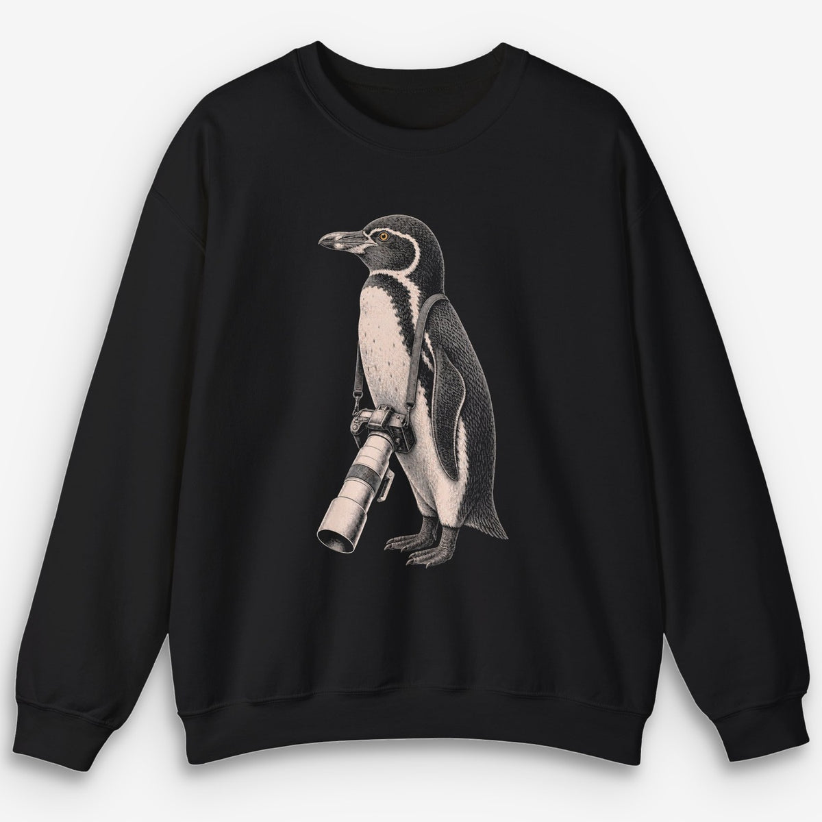 Long Lens Galapagos Penguin Sweatshirt