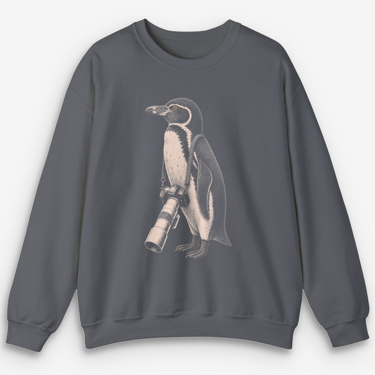 Long Lens Galapagos Penguin Sweatshirt